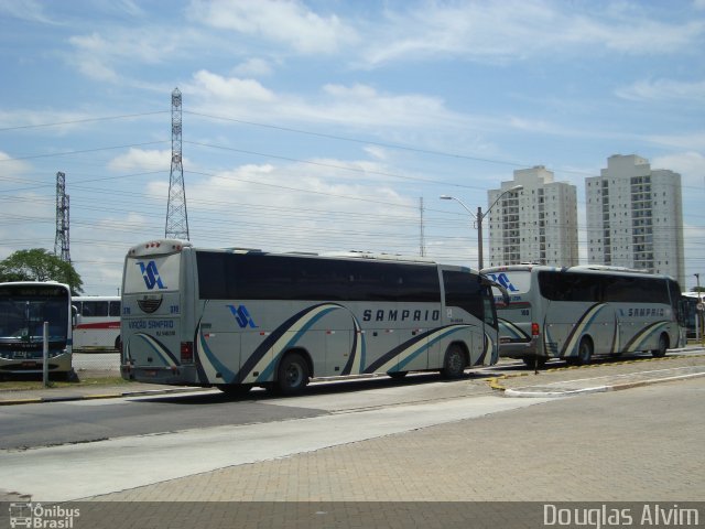 Viação Sampaio 370 na cidade de São José dos Campos, São Paulo, Brasil, por Douglas Alvim. ID da foto: 1272762.