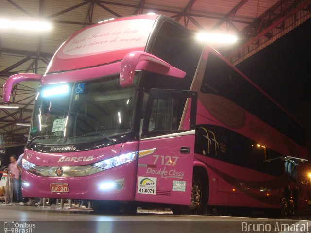 Viação Garcia 7127 na cidade de Londrina, Paraná, Brasil, por Bruno Amaral. Número da foto: #1272857.