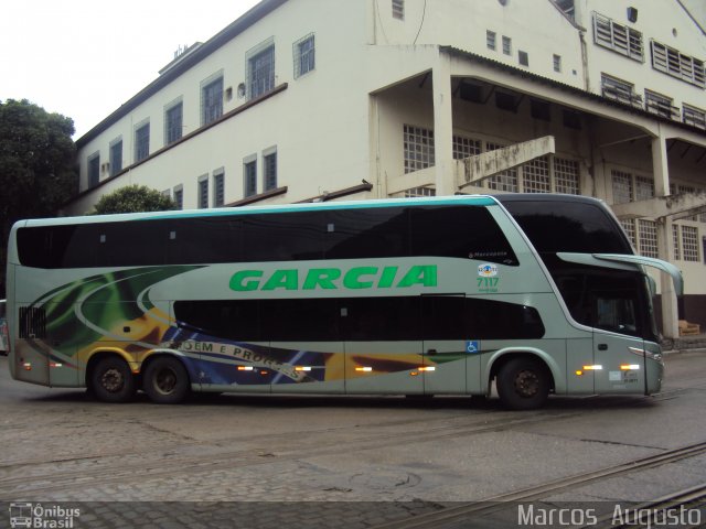 Viação Garcia 7117 na cidade de Rio de Janeiro, Rio de Janeiro, Brasil, por Marcos  Augusto. Número da foto: #1273583.