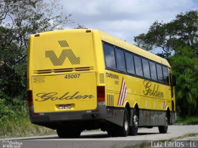Viação Itapemirim 45007 na cidade de Recife, Pernambuco, Brasil, por Luiz Carlos de Santana. Número da foto: #1272530.