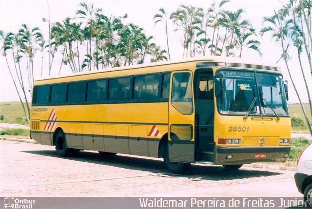 Viação Itapemirim 28501 na cidade de Campos dos Goytacazes, Rio de Janeiro, Brasil, por Waldemar Pereira de Freitas Junior. Número da foto: #1275584.