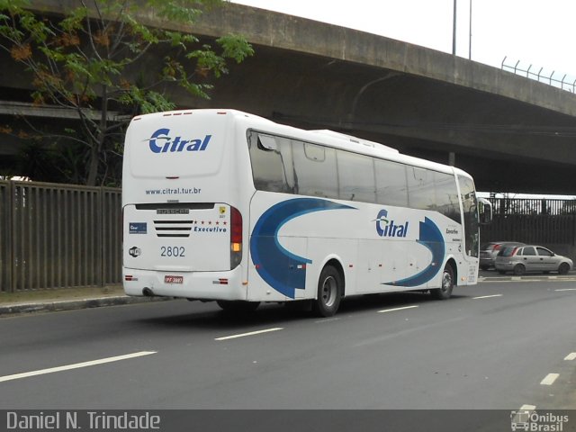 Citral Transporte e Turismo 2802 na cidade de Porto Alegre, Rio Grande do Sul, Brasil, por Daniel Nascimento  Trindade. Número da foto: #1276227.