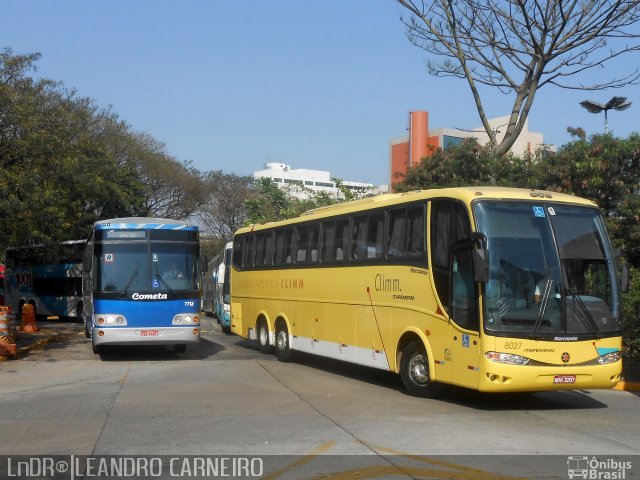 Viação Itapemirim 8027 na cidade de São Paulo, São Paulo, Brasil, por Leandro Carneiro. ID da foto: 1274324.