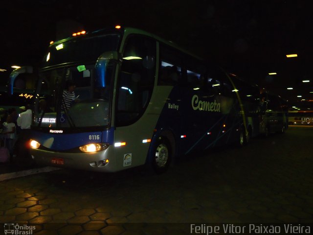 Viação Cometa 8116 na cidade de Belo Horizonte, Minas Gerais, Brasil, por Felipe Vitor Paixão Vieira. Número da foto: #1276211.