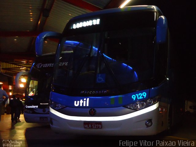 UTIL - União Transporte Interestadual de Luxo 9129 na cidade de Oliveira, Minas Gerais, Brasil, por Felipe Vitor Paixão Vieira. Número da foto: #1276267.