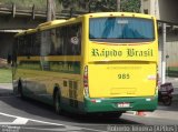 Viação Rápido Brasil 985 na cidade de Santos, São Paulo, Brasil, por Roberto Teixeira. Número da foto: #1275457.