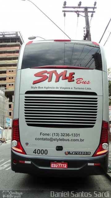Style Bus 4000 na cidade de Santos, São Paulo, Brasil, por Daniel Santos Sardi. Número da foto: #1276365.