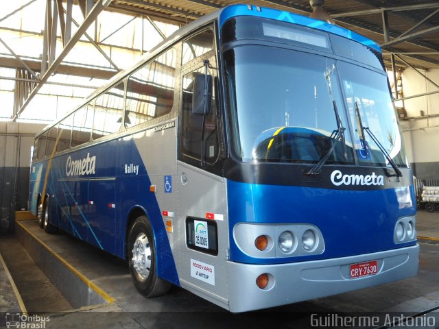 Viação Cometa 7630 na cidade de Franca, São Paulo, Brasil, por Guilherme Antonio. ID da foto: 1277614.