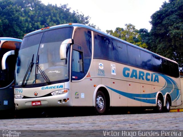 Viação Garcia 7790 na cidade de Maringá, Paraná, Brasil, por Victor Hugo Guedes Pereira. ID da foto: 1276831.