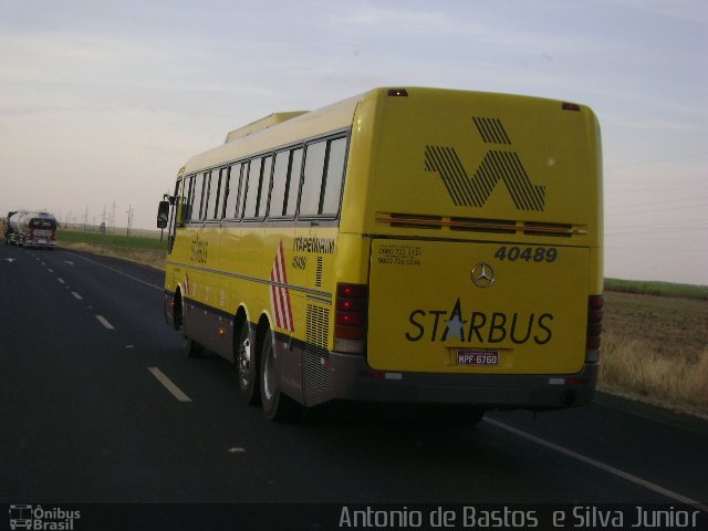 Viação Itapemirim 40489 na cidade de Uberlândia, Minas Gerais, Brasil, por Antonio de Bastos  e Silva Junior. Número da foto: #1277443.