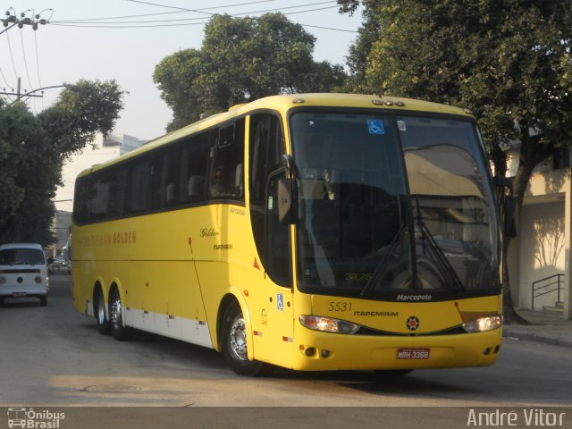 Viação Itapemirim 5531 na cidade de Rio de Janeiro, Rio de Janeiro, Brasil, por André Vitor  Silva dos Santos. Número da foto: #1277383.