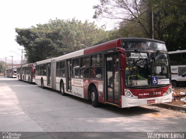 Viação Gatusa Transportes Urbanos 7 6106 na cidade de São Paulo, São Paulo, Brasil, por Wagner Lima. Número da foto: #1278049.