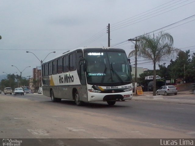Transturismo Rio Minho RJ 166.005 na cidade de Itaboraí, Rio de Janeiro, Brasil, por Lucas Lima. Número da foto: #1279577.