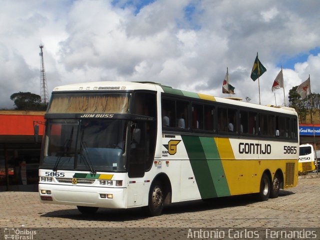 Empresa Gontijo de Transportes 5865 na cidade de João Monlevade, Minas Gerais, Brasil, por Antonio Carlos Fernandes. Número da foto: #1278671.