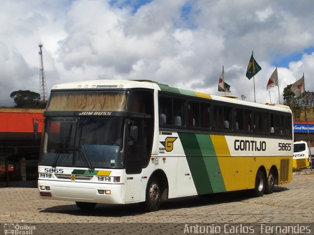 Empresa Gontijo de Transportes 5865 na cidade de João Monlevade, Minas Gerais, Brasil, por Antonio Carlos Fernandes. ID da foto: 1278671.