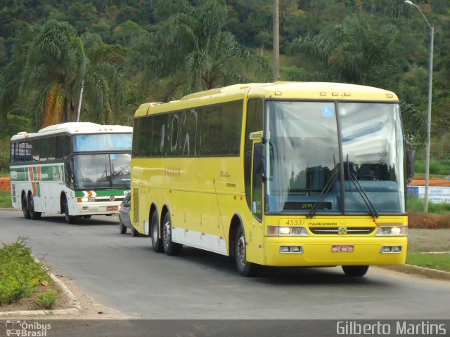 Viação Itapemirim 45337 na cidade de Viana, Espírito Santo, Brasil, por Gilberto Martins. ID da foto: 1279955.