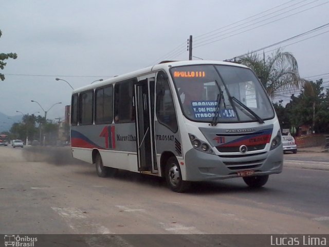 Maravilha Auto Ônibus ITB.01-147 na cidade de Itaboraí, Rio de Janeiro, Brasil, por Lucas Lima. Número da foto: #1279576.