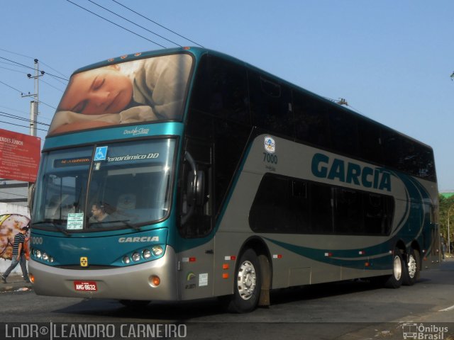 Viação Garcia 7000 na cidade de São Paulo, São Paulo, Brasil, por Leandro Carneiro. Número da foto: #1279798.
