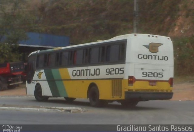 Empresa Gontijo de Transportes 9205 na cidade de Coronel Fabriciano, Minas Gerais, Brasil, por Graciliano Santos Passos. ID da foto: 1278526.