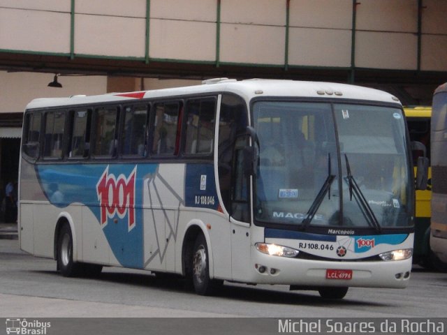 Auto Viação 1001 RJ 108.046 na cidade de Rio de Janeiro, Rio de Janeiro, Brasil, por Michel Soares da Rocha. Número da foto: #1279453.