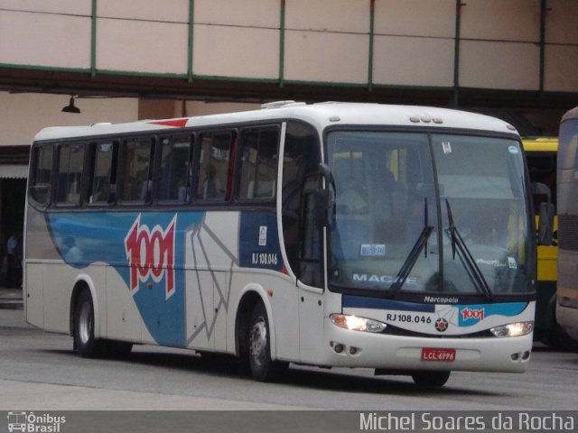 Auto Viação 1001 RJ 108.046 na cidade de Rio de Janeiro, Rio de Janeiro, Brasil, por Michel Soares da Rocha. ID da foto: 1279453.