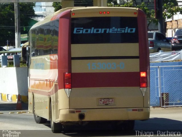 Auto Viação Goianésia 153003-0 na cidade de Goiânia, Goiás, Brasil, por Thiago  Pacheco. ID da foto: 1279918.