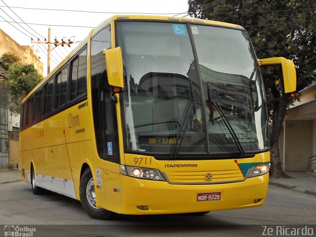 Viação Itapemirim 9711 na cidade de Rio de Janeiro, Rio de Janeiro, Brasil, por Zé Ricardo Reis. Número da foto: #1279089.