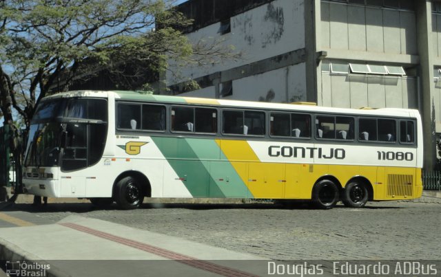 Empresa Gontijo de Transportes 11080 na cidade de Belo Horizonte, Minas Gerais, Brasil, por Douglas  Eduardo Adbus. Número da foto: #1279076.