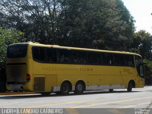 Viação Itapemirim 8115 na cidade de São Paulo, São Paulo, Brasil, por Leandro Carneiro. ID da foto: 1279785.