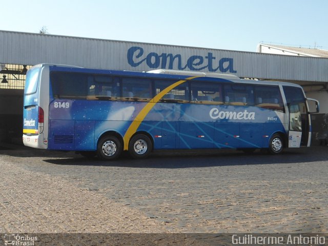 Viação Cometa 8149 na cidade de Franca, São Paulo, Brasil, por Guilherme Antonio. Número da foto: #1281445.
