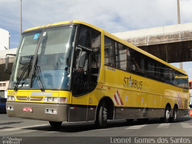 Viação Itapemirim 44087 na cidade de Belo Horizonte, Minas Gerais, Brasil, por Leonel  Gomes dos Santos. Número da foto: #1281775.