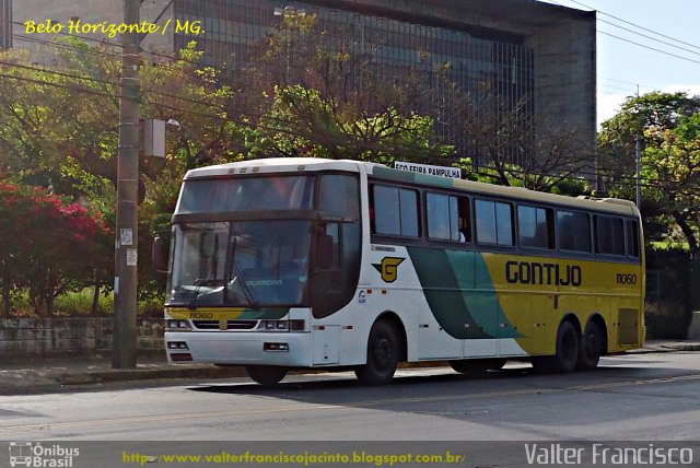Empresa Gontijo de Transportes 11060 na cidade de Belo Horizonte, Minas Gerais, Brasil, por Valter Francisco. Número da foto: #1280553.