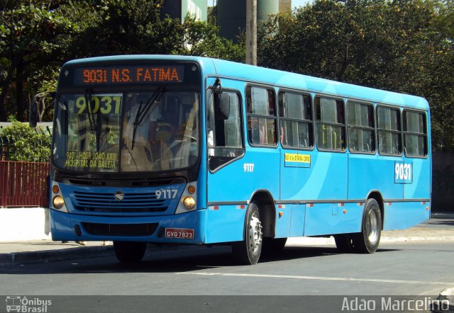 São Cristóvão Transportes 9117 na cidade de Belo Horizonte, Minas Gerais, Brasil, por Adão Raimundo Marcelino. ID da foto: 1281923.