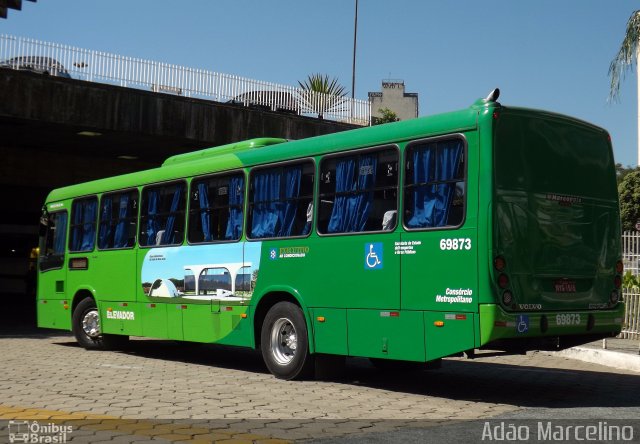 Viação Santa Edwiges 69873 na cidade de Belo Horizonte, Minas Gerais, Brasil, por Adão Raimundo Marcelino. Número da foto: #1281939.