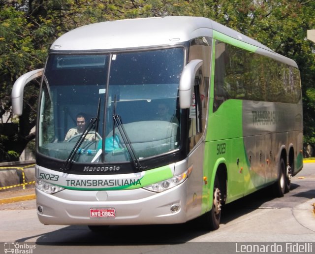 Transbrasiliana Transportes e Turismo 51023 na cidade de São Paulo, São Paulo, Brasil, por Leonardo Fidelli. Número da foto: #1283494.