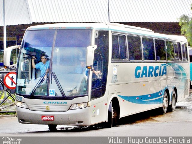 Viação Garcia 6528 na cidade de Maringá, Paraná, Brasil, por Victor Hugo Guedes Pereira. ID da foto: 1283006.