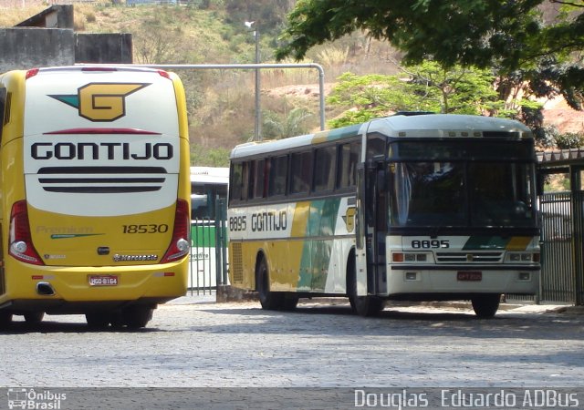 Empresa Gontijo de Transportes 8895 na cidade de Belo Horizonte, Minas Gerais, Brasil, por Douglas  Eduardo Adbus. ID da foto: 1283179.