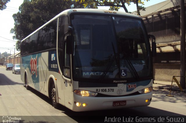 Auto Viação 1001 RJ 108.572 na cidade de Rio de Janeiro, Rio de Janeiro, Brasil, por André Luiz Gomes de Souza. ID da foto: 1283702.