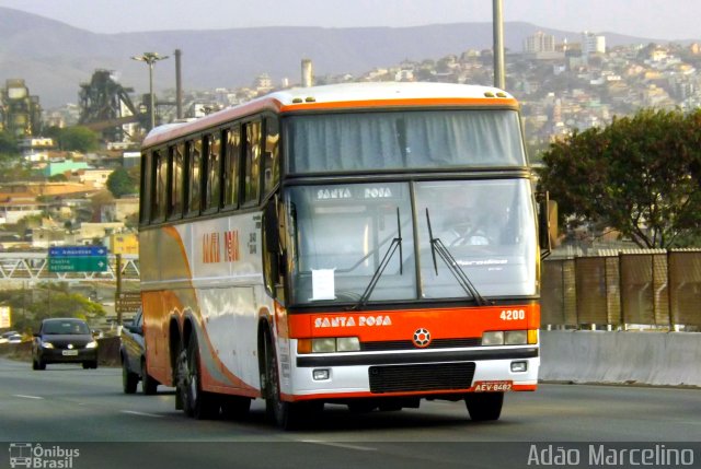 Santa Rosa Turismo 4200 na cidade de Belo Horizonte, Minas Gerais, Brasil, por Adão Raimundo Marcelino. Número da foto: #1286494.