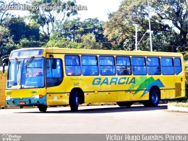 Viação Garcia 6407 na cidade de Maringá, Paraná, Brasil, por Victor Hugo Guedes Pereira. ID da foto: 1285934.