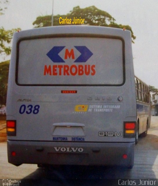 Metrobus 038 na cidade de Goiânia, Goiás, Brasil, por Carlos Júnior. Número da foto: #1285273.
