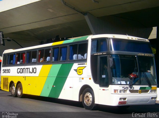 Empresa Gontijo de Transportes 5830 na cidade de Belo Horizonte, Minas Gerais, Brasil, por César Ônibus. ID da foto: 1285247.