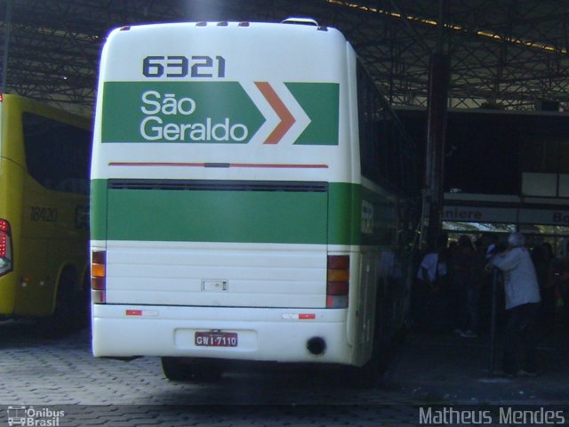 Cia. São Geraldo de Viação 6321 na cidade de Vitória, Espírito Santo, Brasil, por Matheus Mendes. ID da foto: 1285504.