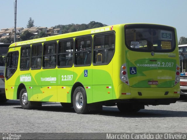 Santo Antônio Transportes Niterói 2.2.087 na cidade de Niterói, Rio de Janeiro, Brasil, por Marcelo Candido de Oliveira. Número da foto: #1287949.