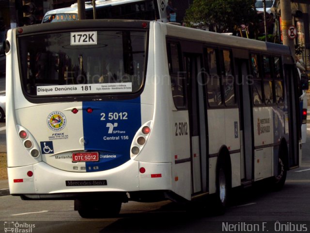 Cooperativa Fênix > Spencer Transporte 2 5012 na cidade de São Paulo, São Paulo, Brasil, por Nerilton F.  ônibus. Número da foto: #1287916.