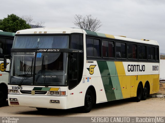 Empresa Gontijo de Transportes 11180 na cidade de Itaobim, Minas Gerais, Brasil, por Sérgio Augusto Braga Canuto. ID da foto: 1288682.