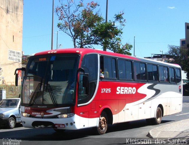 Viação Serro 1725 na cidade de Belo Horizonte, Minas Gerais, Brasil, por Kleisson  dos Santos. Número da foto: #1288649.