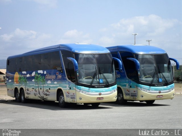 Aliança Tur Transporte de Passageiros e Turismo 1433 na cidade de Caruaru, Pernambuco, Brasil, por Luiz Carlos de Santana. Número da foto: #1287975.