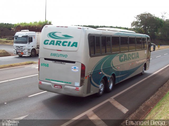 Viação Garcia 6968 na cidade de Apucarana, Paraná, Brasil, por Emanoel Diego.. Número da foto: #1287320.
