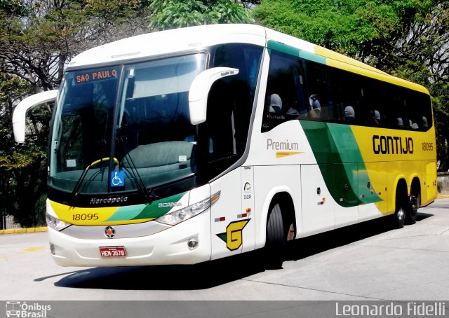 Empresa Gontijo de Transportes 18095 na cidade de São Paulo, São Paulo, Brasil, por Leonardo Fidelli. Número da foto: #1287489.